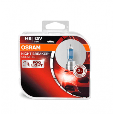 Галогеновые лампы Osram Night Breaker Unlimited H8 